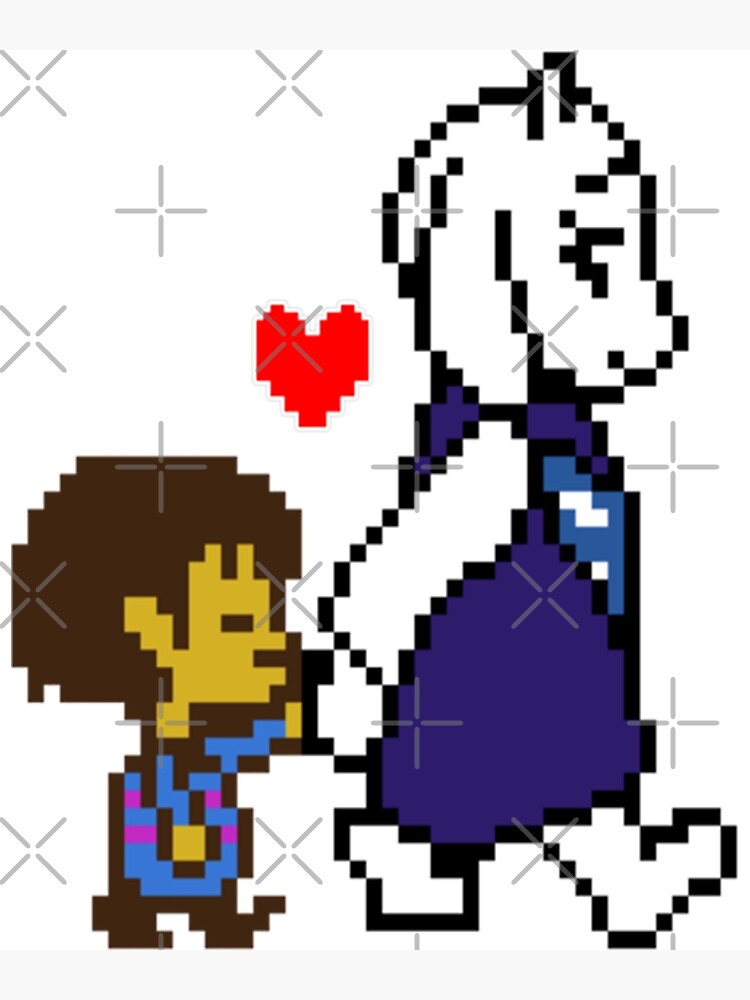 Undertale Games - Toriel & Frisk Helping Hand Postcard for Sale by  EverettEdward7