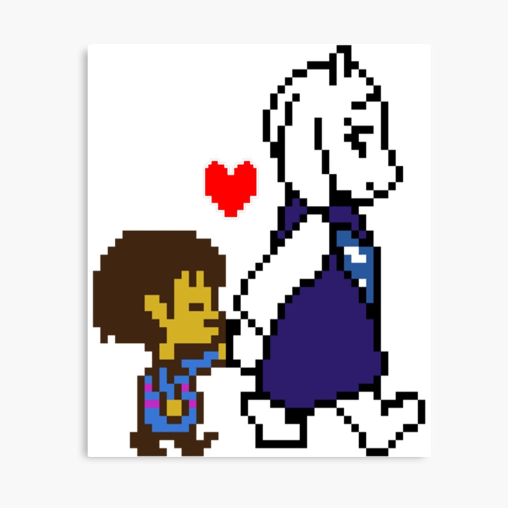 Póster for Sale con la obra «Juegos de Undertale - Toriel & Frisk Helping  Hand» de EverettEdward7 | Redbubble