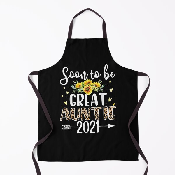 Item preview, Soon To Be Great Auntie 2021 Leopard Print Sunflower designed and sold by patsa4.