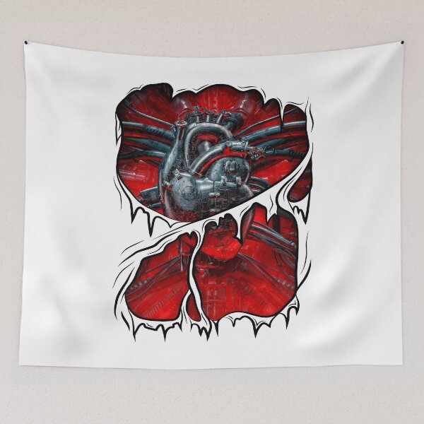 Item preview, Gamer Robot Metal Anatomical Heart Halloween Costume designed and sold by GrandeDuc.
