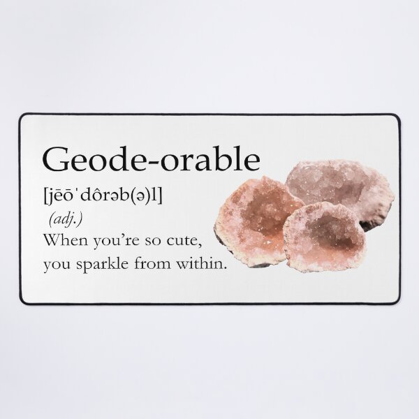 Item preview, Geode-orable - black type designed and sold by CJGrimes.