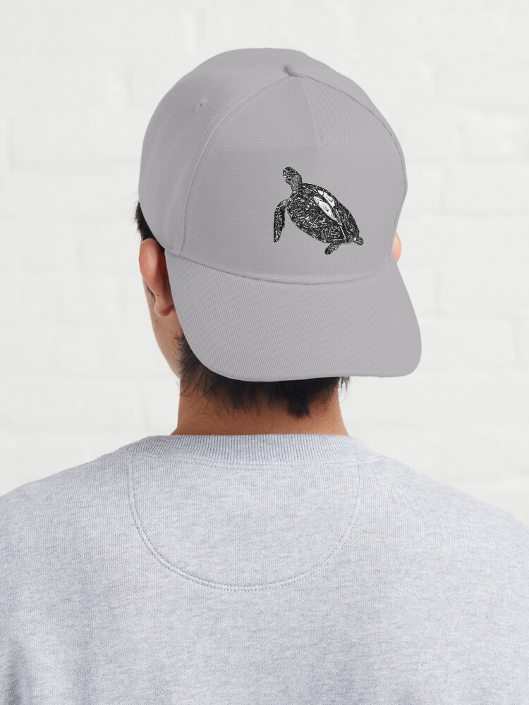 Alternate view of Lucy the Sea Turtle with Remora Cap