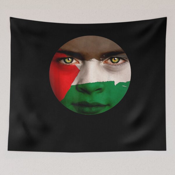 Item preview, Free Gaza Palestine Flag Arabic designed and sold by patsa4.