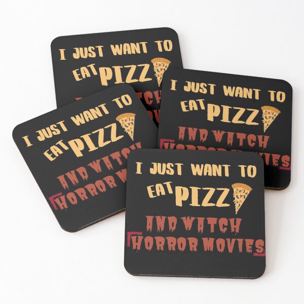 Item preview, I Want To Eat Pizza And Watch Horror Movies designed and sold by Quadghouls.