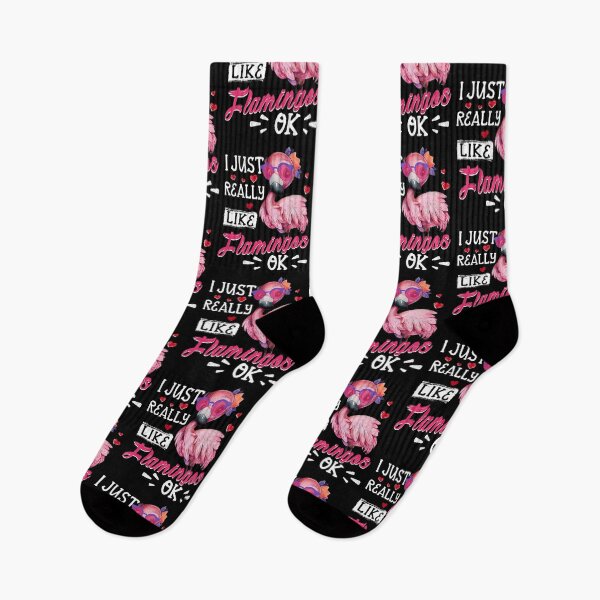 Item preview, I Just Really Like Flamingos Ok Funny designed and sold by Maicom Massoca.