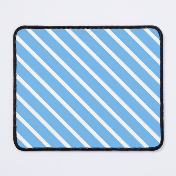 Item preview, Powder Blue Diagonal Stripes designed and sold by Moonshine Paradise.