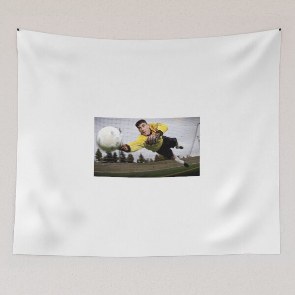 Item preview, A Goalkeeper Beating Out A Shot designed and sold by AidenChen.