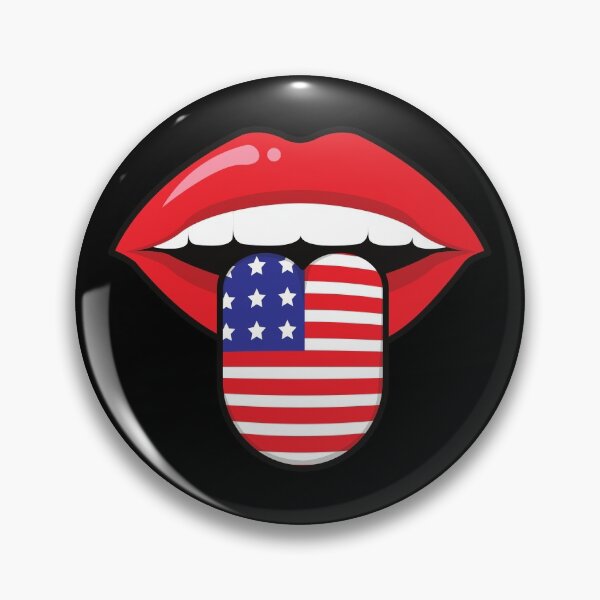 Item preview, USA American Holiday Lips designed and sold by theniteflix.