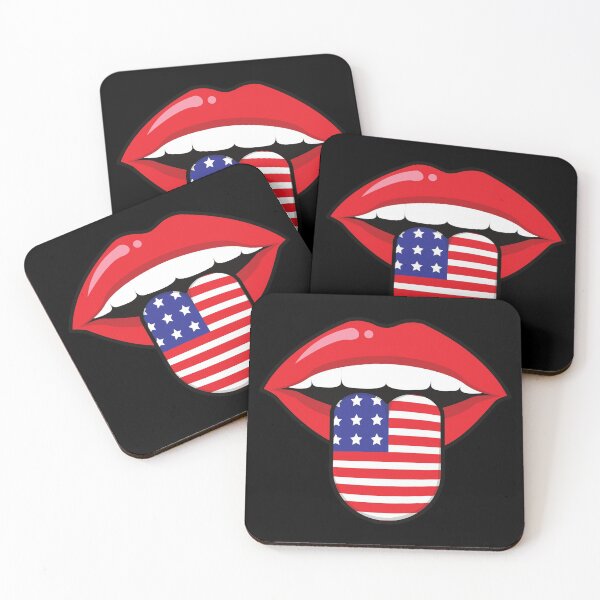 Item preview, USA American Holiday Lips designed and sold by theniteflix.