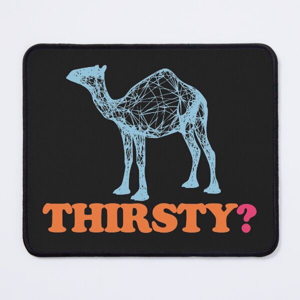 Item preview, Thirsty Blue Camel Question designed and sold by Chubuter.