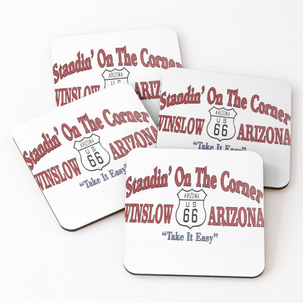 Item preview, Standing On The Corner in Winslow Arizona designed and sold by SwampfoxDesign.