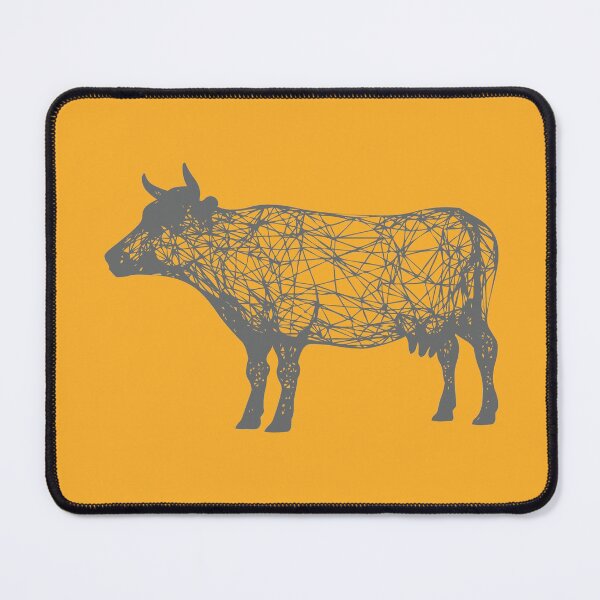 Item preview, Geometric Gray Great Cow designed and sold by Chubuter.