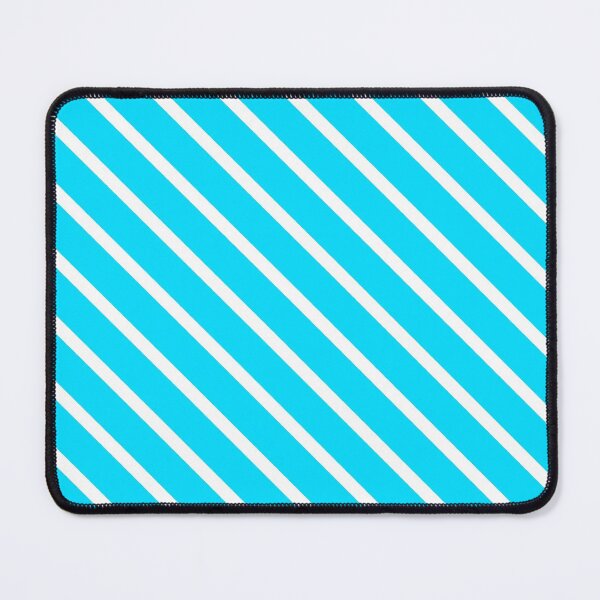 Item preview, Neon Blue Diagonal Stripes designed and sold by Moonshine Paradise.