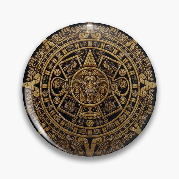Item preview, aztec calendar 3 designed and sold by cat poe.