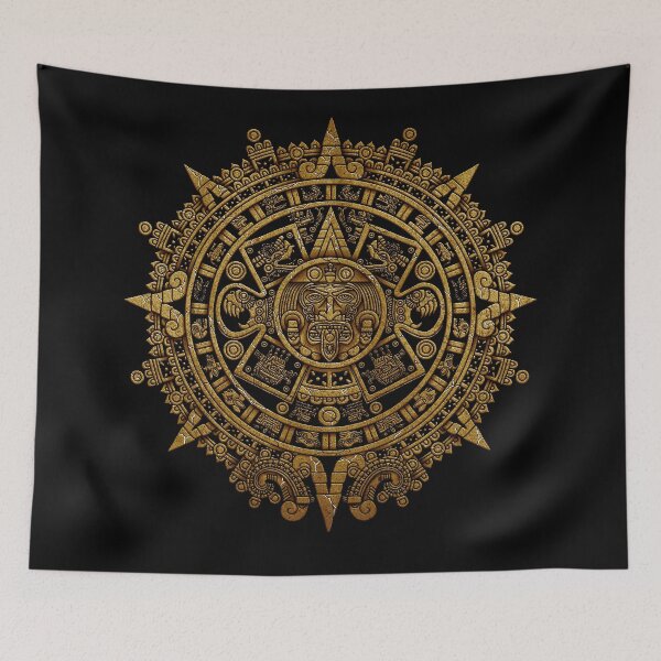 Item preview, aztec calendar 3 designed and sold by cat poe.