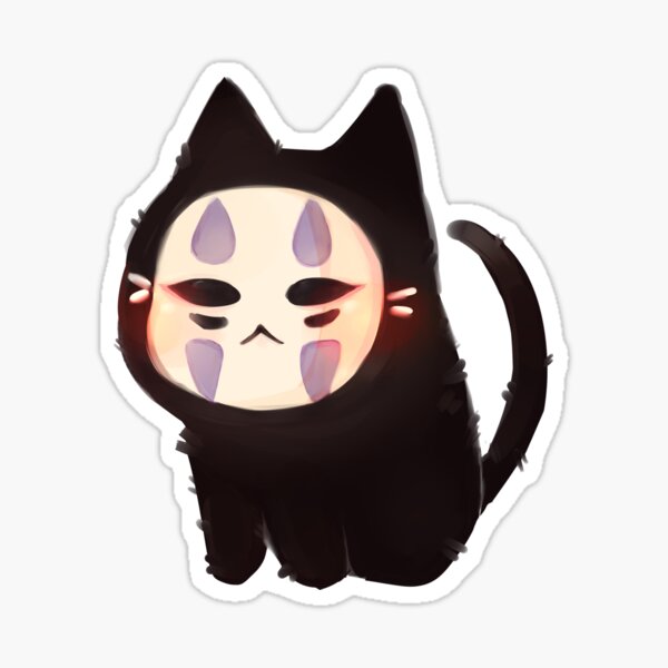 Chat sans visage Chihiro Sticker
