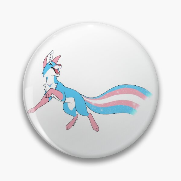 Item preview, Trans man Pride Fox 2.0 designed and sold by inumaru-hokashi.