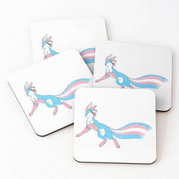 Item preview, Trans man Pride Fox 2.0 designed and sold by inumaru-hokashi.
