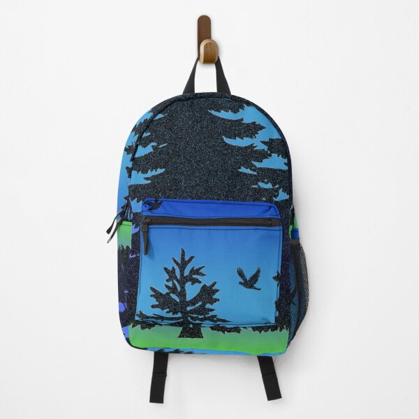 Item preview, Gradient Color With Fir Tree And Birds designed and sold by Sewsi.