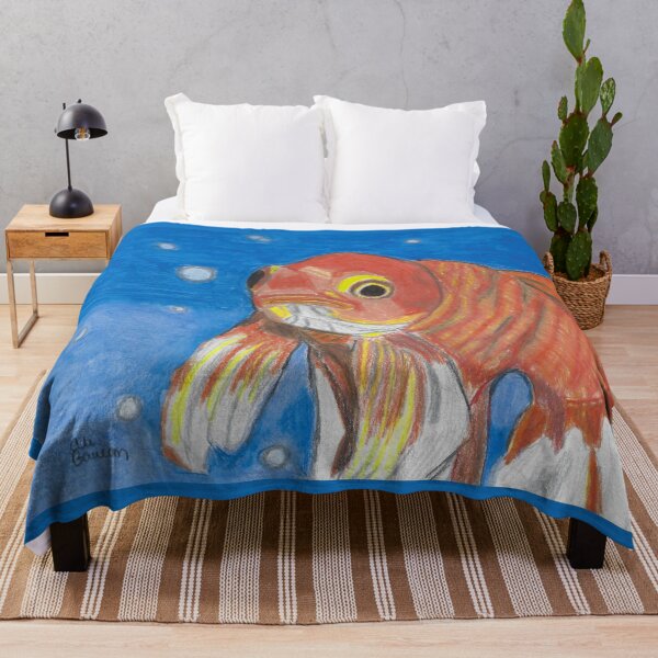 Aperçu de l'œuvre Gertrude le poisson rouge grincheux créée et vendue par AliCatOriginals.