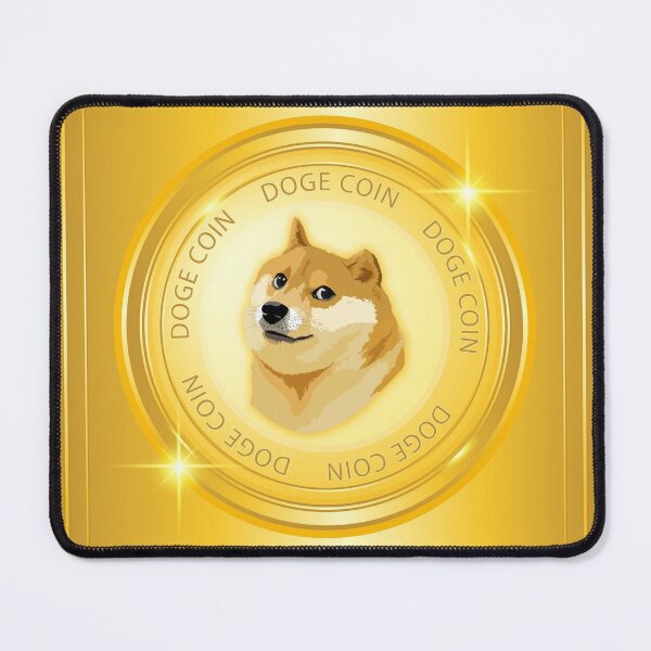 Item preview, Doge coin crypto currency golden plate, Dogecoin to the moon designed and sold by ZieProject.