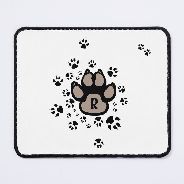 Item preview, Dogs paws tracks alphabet - letter R. designed and sold by MadandMean.