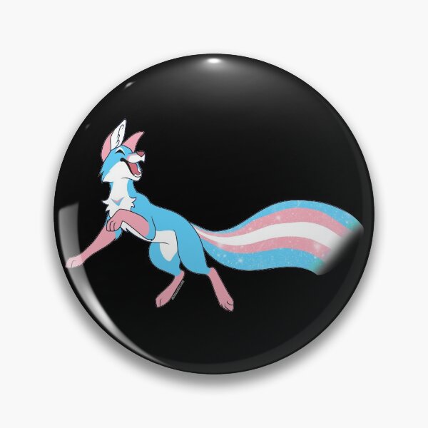 Item preview, Trans man Pride Fox 2.0 designed and sold by inumaru-hokashi.