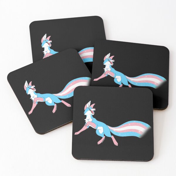 Item preview, Trans man Pride Fox 2.0 designed and sold by inumaru-hokashi.
