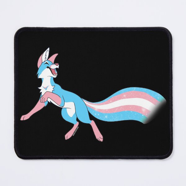 Item preview, Trans man Pride Fox 2.0 designed and sold by inumaru-hokashi.