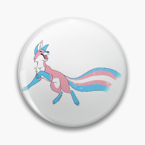 Item preview, Trans woman Pride Fox 2.0 designed and sold by inumaru-hokashi.