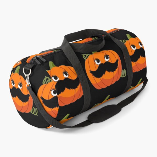 Item preview, Jack O'Lantern Moustache Cute Funny Happy Hallowe'en Thanksgiving Movember Veggie Humour Pumpkin designed and sold by H3designs.