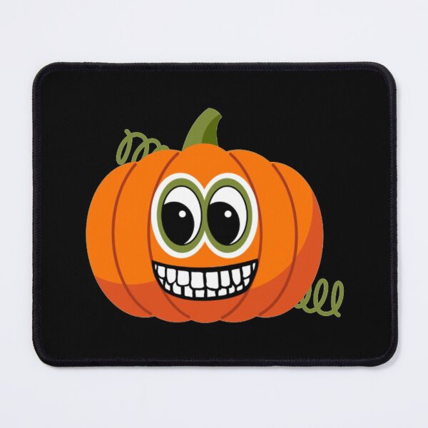 Item preview, Jack O'Lantern Creepy Grinning Cute Funny Happy Hallowe'en Thanksgiving Veggie Humour Pumpkin designed and sold by H3designs.