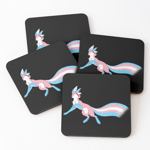Item preview, Trans woman Pride Fox 2.0 designed and sold by inumaru-hokashi.