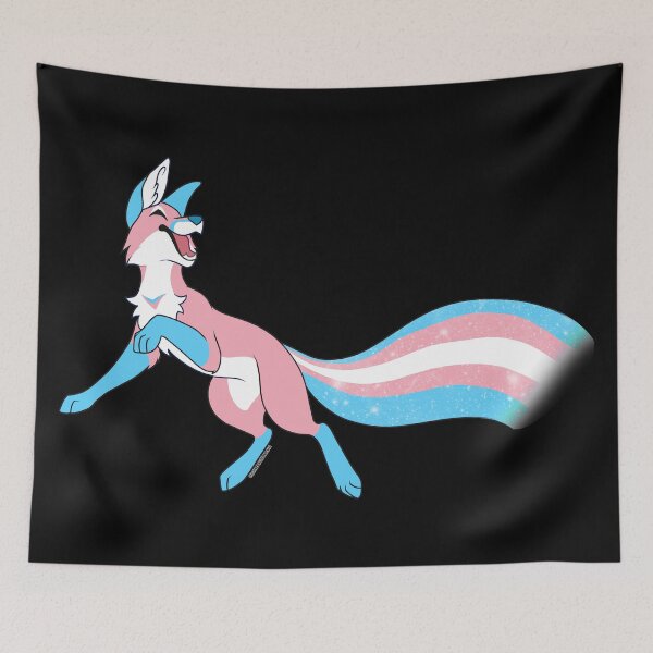 Item preview, Trans woman Pride Fox 2.0 designed and sold by inumaru-hokashi.