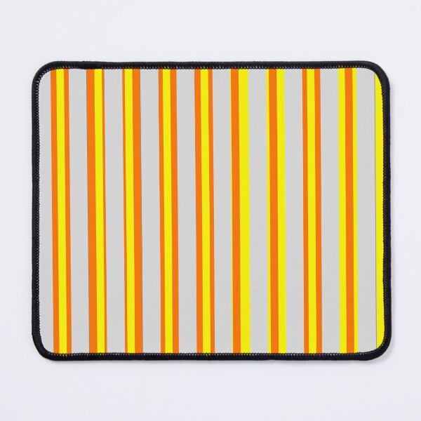 Item preview, THIN ORANGE STRIPES YELLOWY STRIPES AND CREAM STRIPES AND ONE BLACK STRIPE PATTERN BY OZCUSHIONSTOO designed and sold by ozcushionstoo.