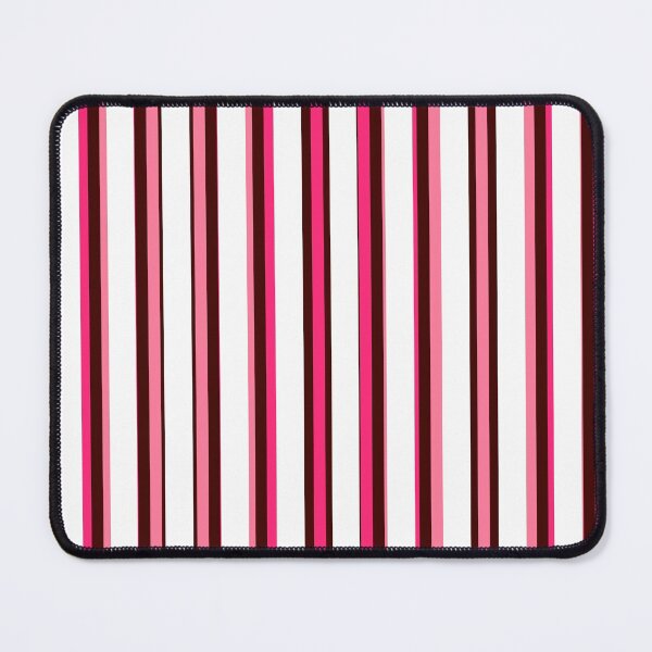 Item preview, THIN NEON PINK LIGHT PINK AND DARK MAGENTA PING WITH WHITE STRIPES designed and sold by ozcushionstoo.