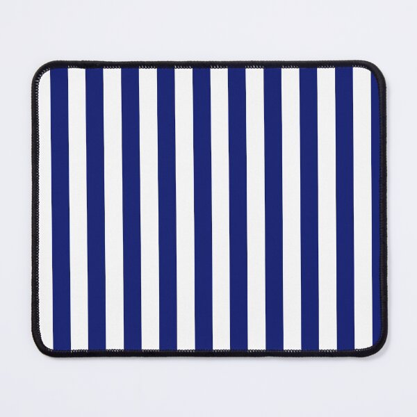 Item preview, THIN NAVY BLUE WHITE STRIPES designed and sold by ozcushionstoo.
