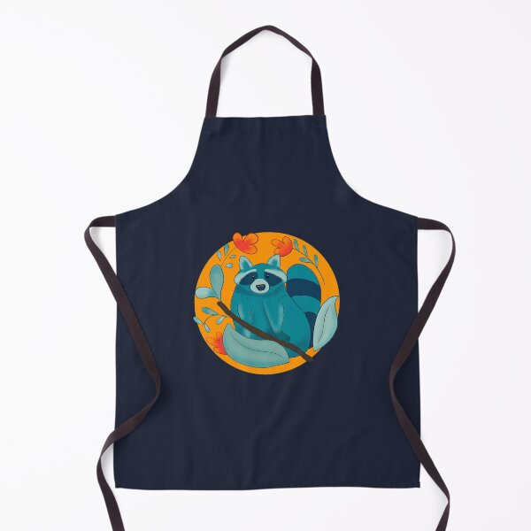 Item preview, cute chubby blue raccoon - floral designed and sold by Patrick Gervacio.