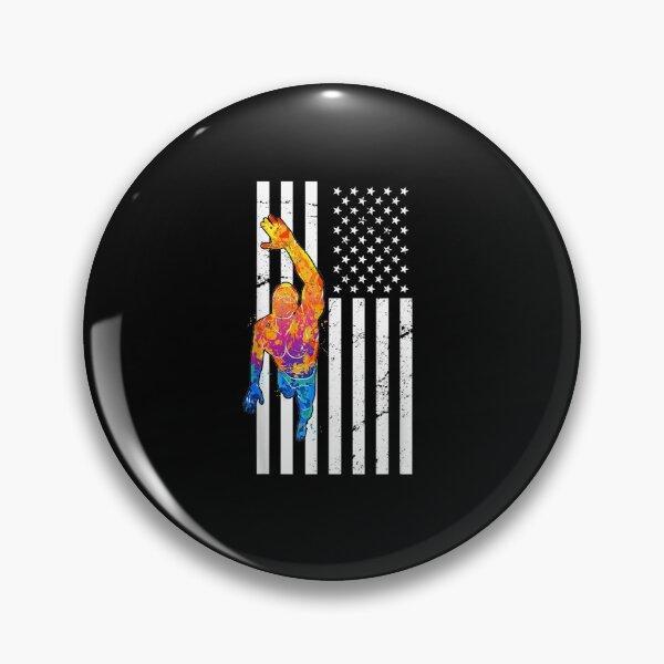 Item preview, USA Flag Swim Sport Patriotic Swimmer Athlete designed and sold by sikkilapa.