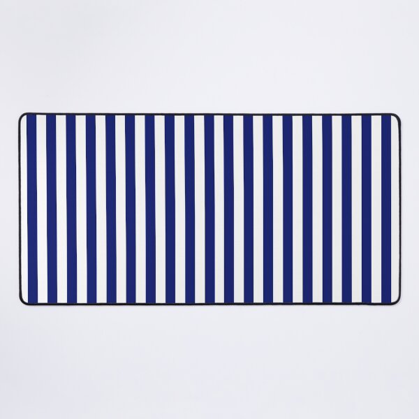 Item preview, THIN NAVY BLUE WHITE STRIPES designed and sold by ozcushionstoo.