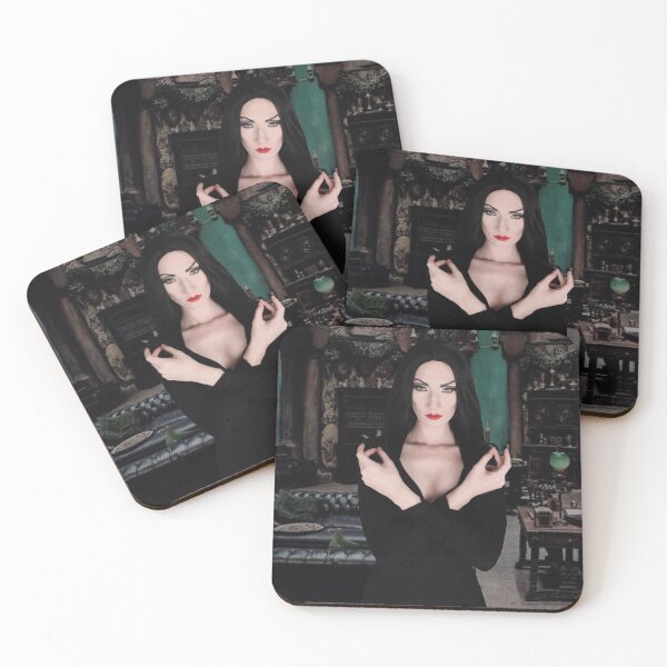 Item preview, Morticia Addams Cosplay Print designed and sold by ghostlambcos.