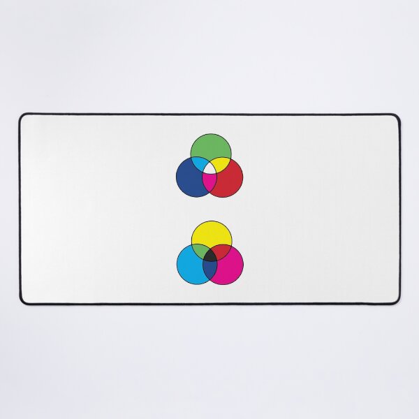 Item preview, RGB CMYK Color Diagram Pattern designed and sold by murialbezanson.