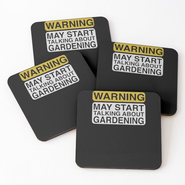 Item preview, Warning May Start Talking About Gardening designed and sold by clickmostro.