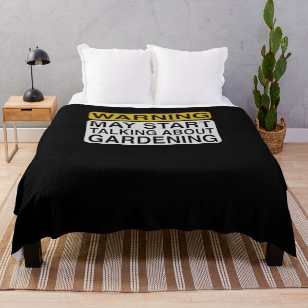 Item preview, Warning May Start Talking About Gardening designed and sold by clickmostro.