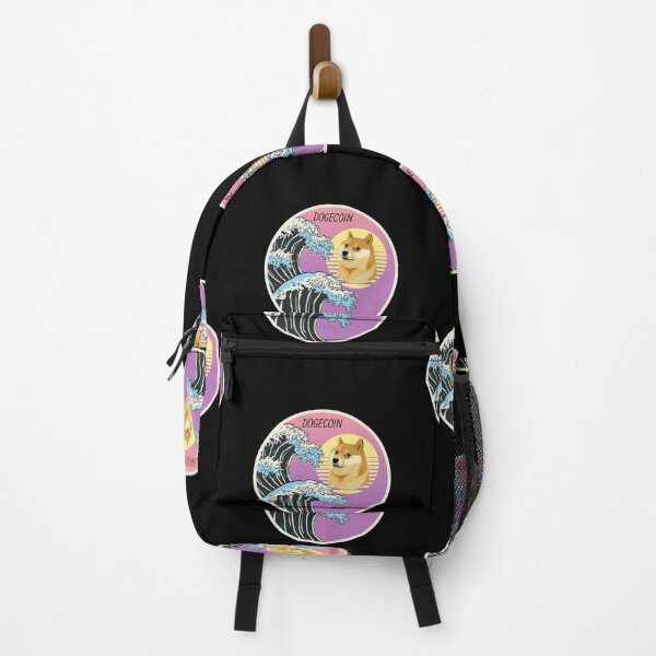 Item preview, Dogecoin DOGE Japanese Wave Art Crypto Cryptocurrency designed and sold by Bitcoin-Fashion.