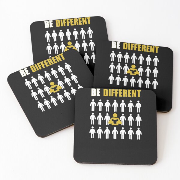 Item preview, Be Different - Book Reader designed and sold by clickmostro.