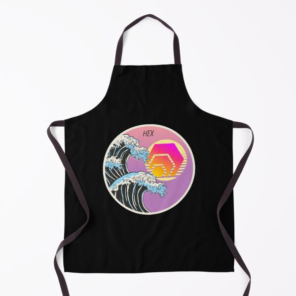 Item preview, HEX Japanese Wave Art Crypto Cryptocurrency  designed and sold by Bitcoin-Fashion.