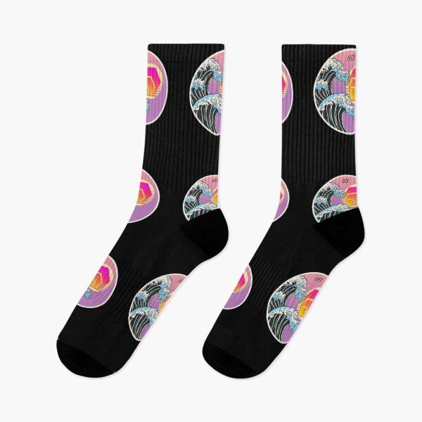 Item preview, HEX Japanese Wave Art Crypto Cryptocurrency  designed and sold by Bitcoin-Fashion.