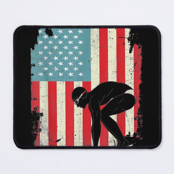 Item preview, Vintage USA American Flag Swimming designed and sold by sikkilapa.