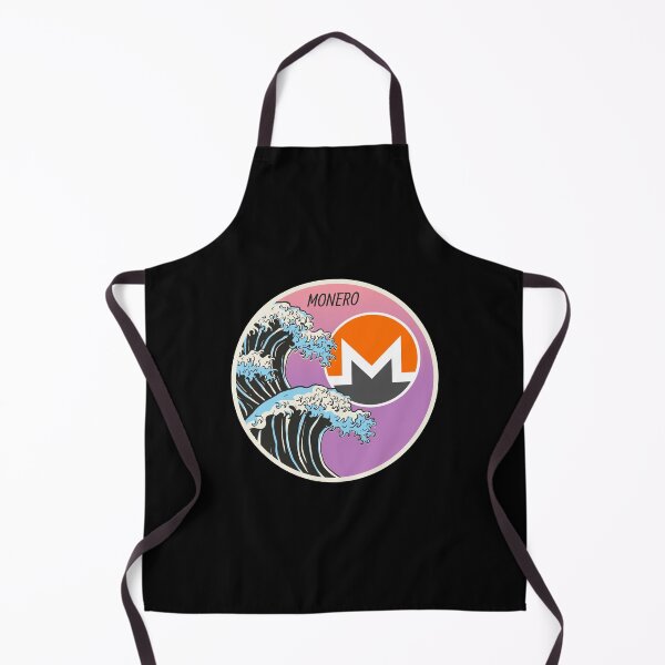 Item preview, Monero XMR Japanese Wave Art Crypto Cryptocurrency designed and sold by Bitcoin-Fashion.